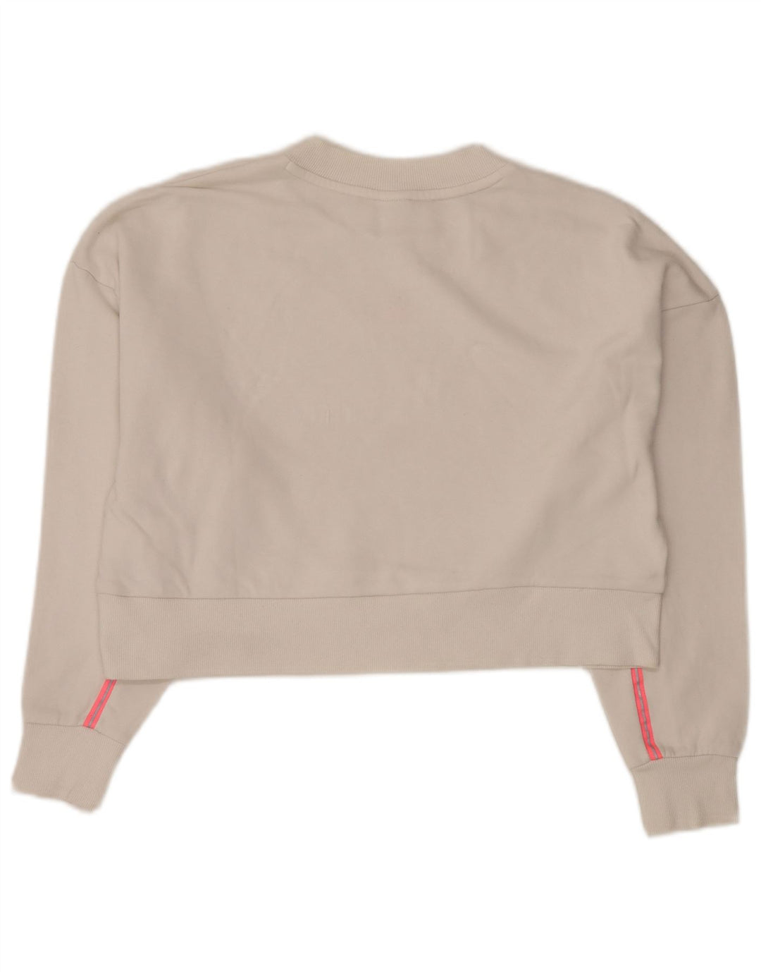 Γυναικείο φούτερ PUMA Crop Oversized Jumper UK 14 Μεσαίο λευκό βαμβακερό
