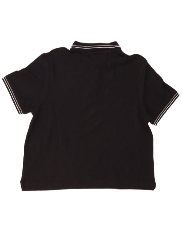 Ανδρικό μπλουζάκι πόλο LOTTO 2XL Μαύρο