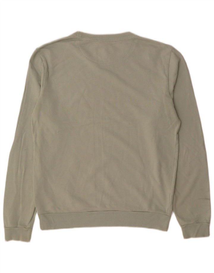 JACK WILLS Ανδρικό γραφικό φούτερ Jumper Μικρό πράσινο βαμβακερό