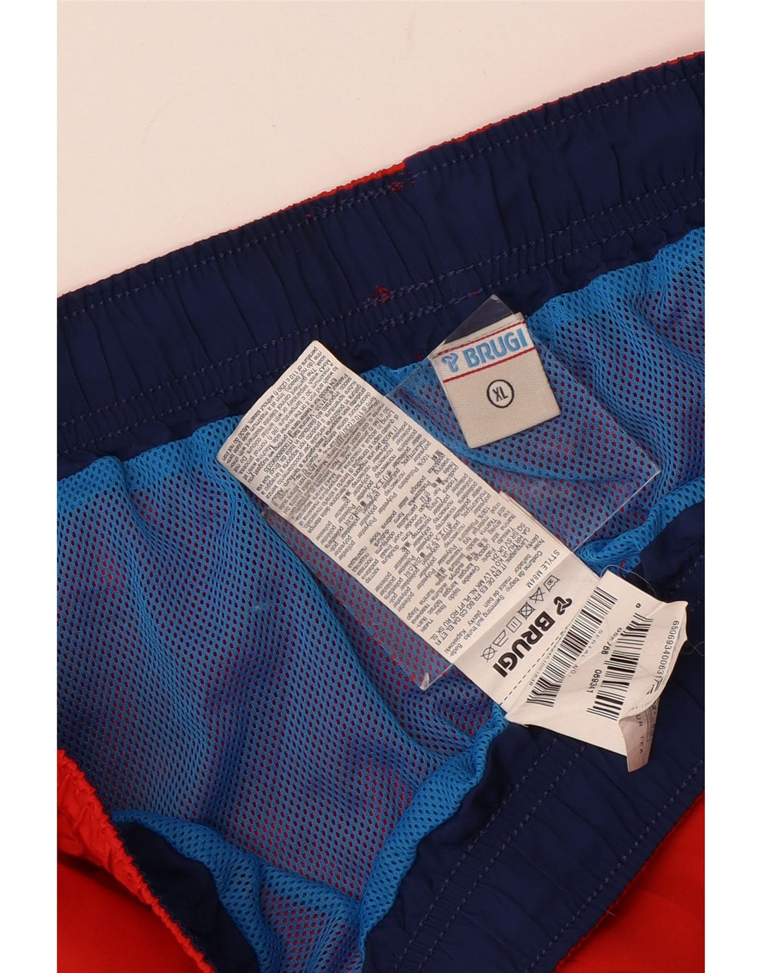 Γυναικείο σορτς κολύμβησης BRUGI UK 18 XL κόκκινο πολυεστέρα