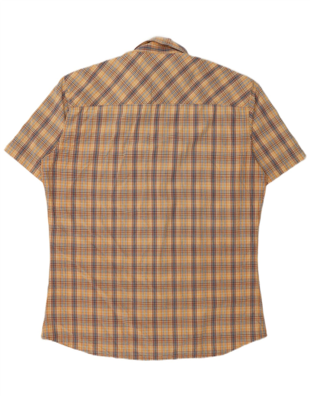 Ανδρικό κοντομάνικο πουκάμισο Marlboro Classics 2XL Beige Check