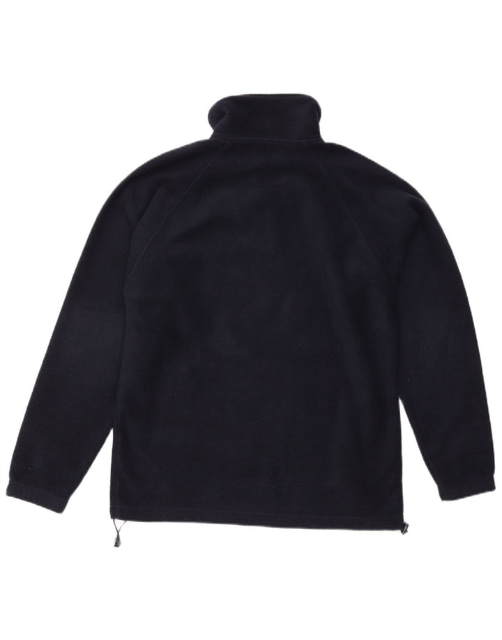 Kappa Ανδρικό φερμουάρ Fleece Jumper Μικρό Navy Blue Polyester