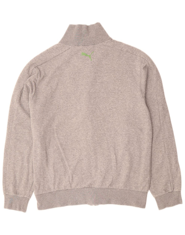 Ανδρική φόρμα γυμναστικής με γραφικό PUMA Top Jacket Medium Grey