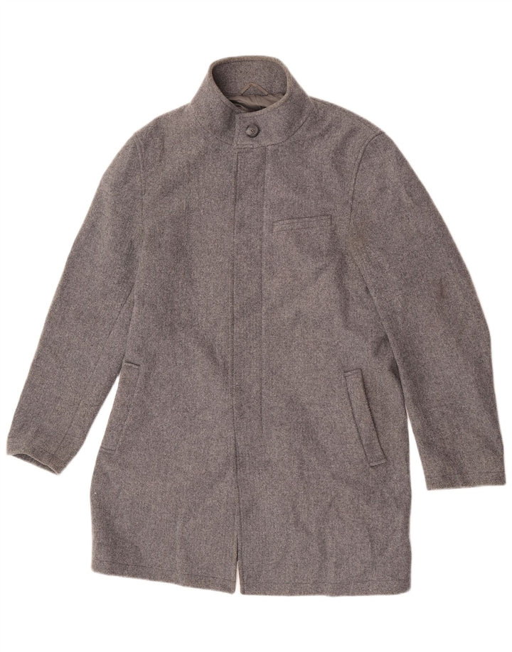 Ανδρικό πανωφόρι Marks & Spencer UK 40 Large Grey Polyester
