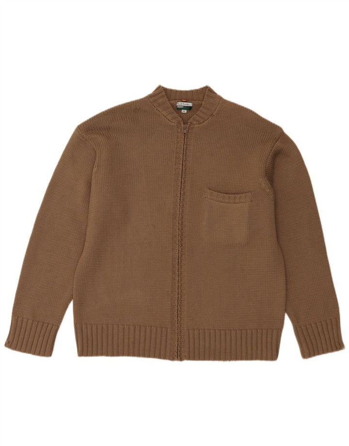 Paul Smith Γυναικεία Ζακέτα πουλόβερ UK 20 2XL Μπεζ μαλλί