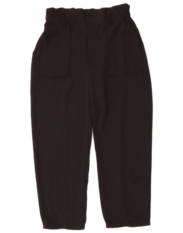 Zara Γυναικείο κωνικό ψηλόμεσο παντελόνι EU 38 Small W28 L25 μαύρο