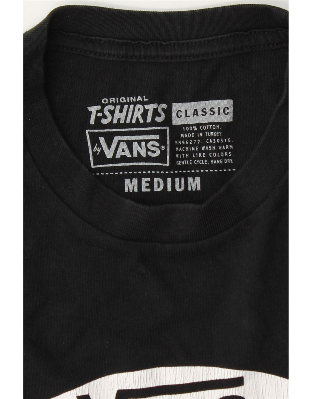 Ανδρικό VANS Classic Fit Graphic Top Μακρυμάνικο μεσαίο μαύρο βαμβακερό