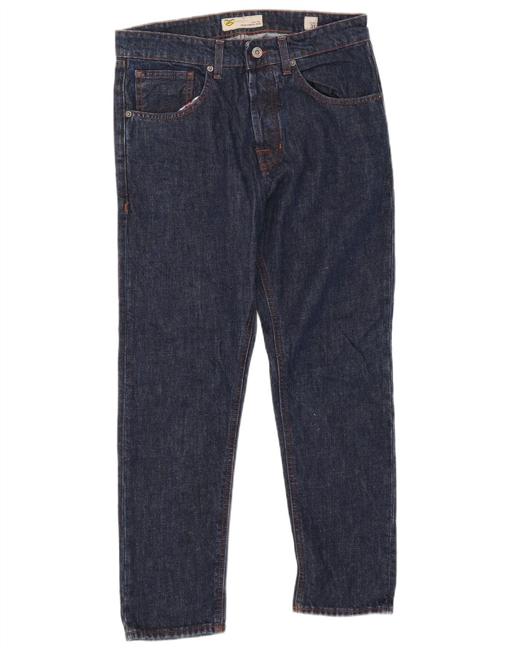 POP 84 Ανδρικό τζιν ίσιο W31 L26 Navy Blue Cotton