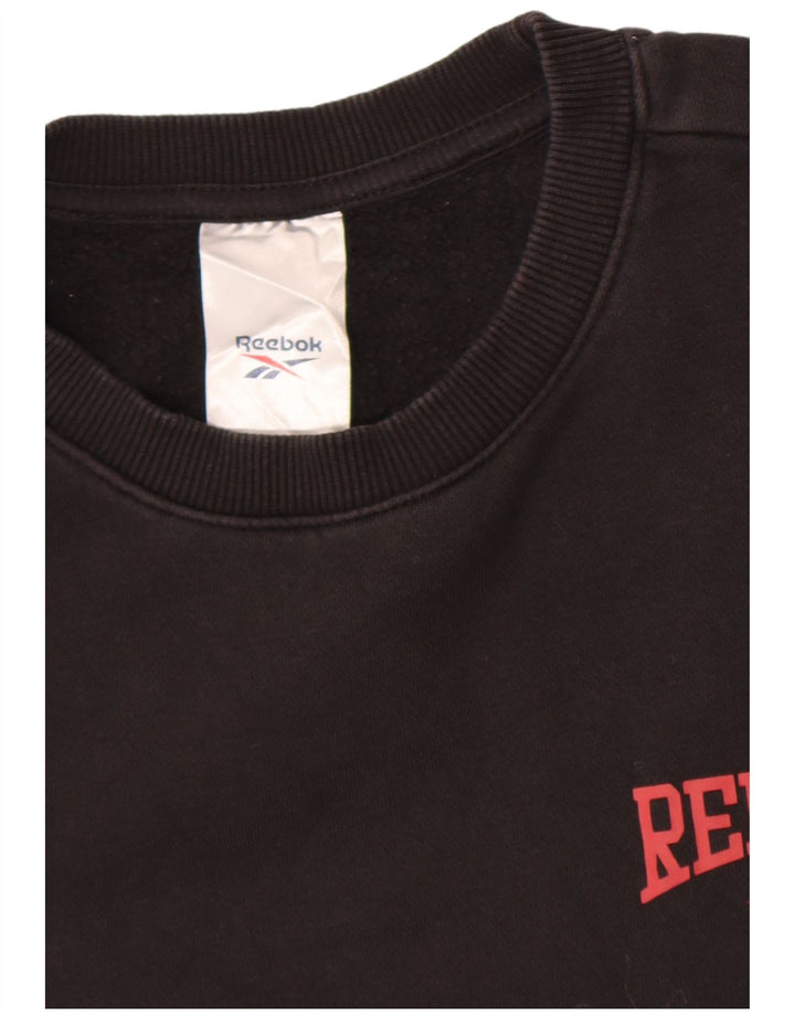 Ανδρική φούτερ Reebok Jumper Μεσαίο μαύρο βαμβακερό