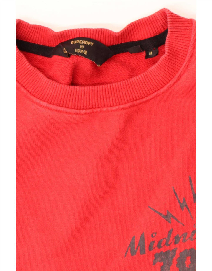 Ανδρικό γραφικό φούτερ Superdry Jumper Medium Red