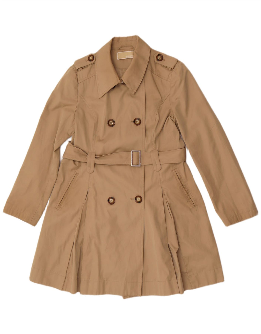 Michael Kors Γυναικεία καμπαρντίνα UK 10 Small Beige Cotton