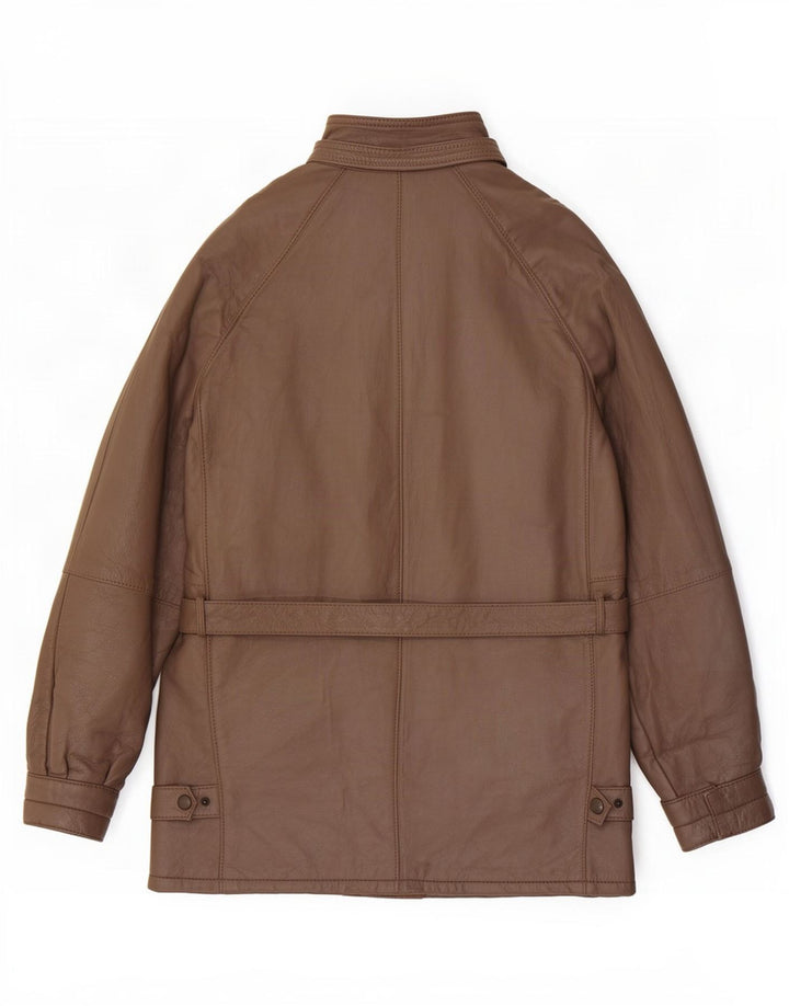 Vintage Ανδρικό Δερμάτινο Μπουφάν UK 36 Small Brown