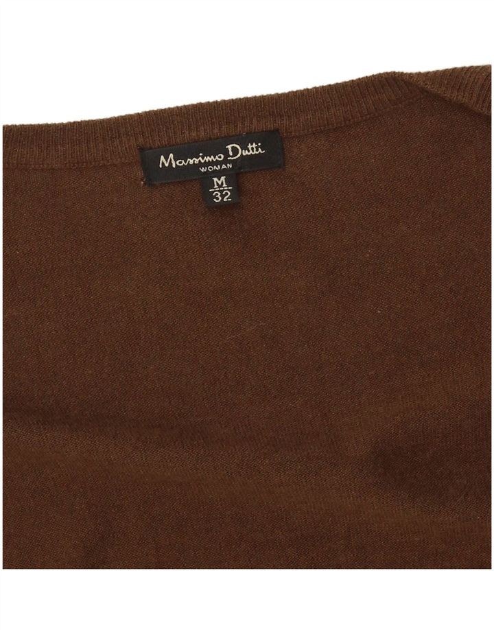 Γυναικεία ζακέτα Massimo Dutti UK 12 μεσαίου καφέ