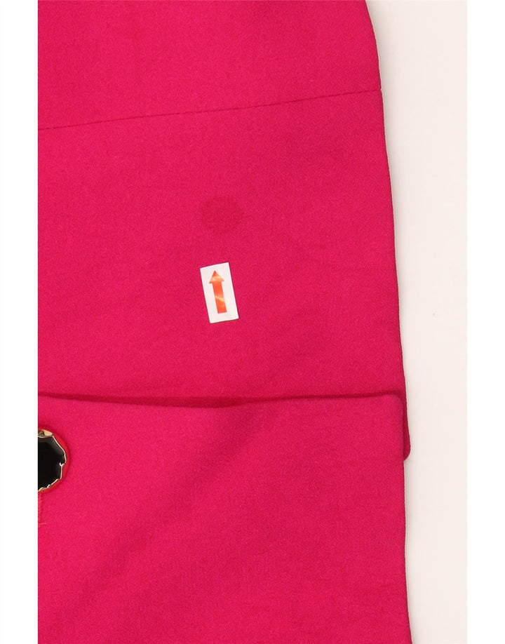 MARINA RINALDI Γυναικείο Μπλέιζερ με 3 κουμπιά Μπουφάν Μέγεθος 19 Small Pink