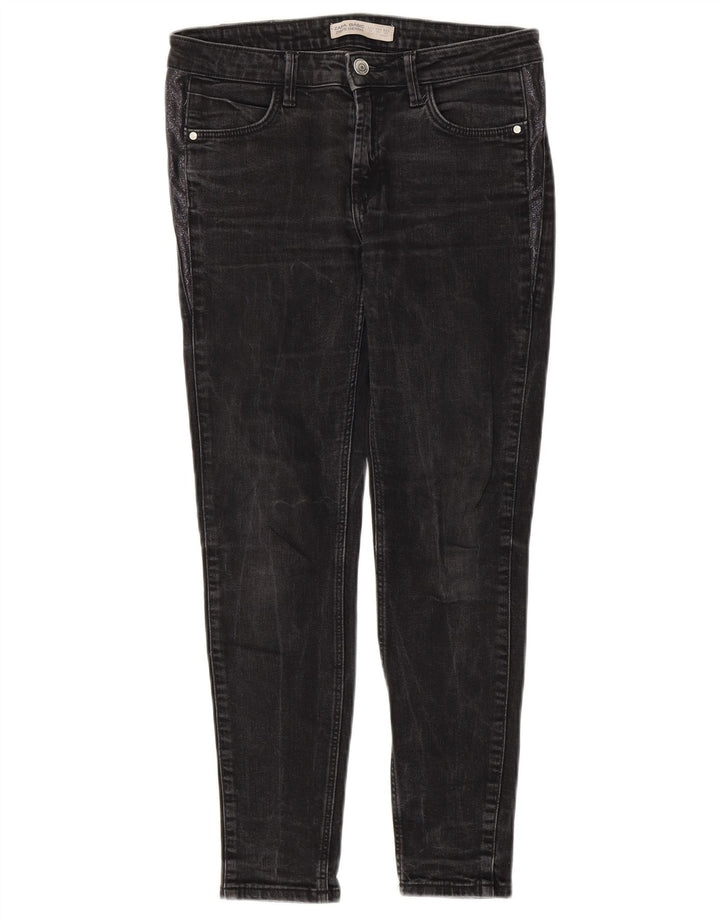 Zara Γυναικείο Slim Jeans EU 38 Small W28 L27 Grey