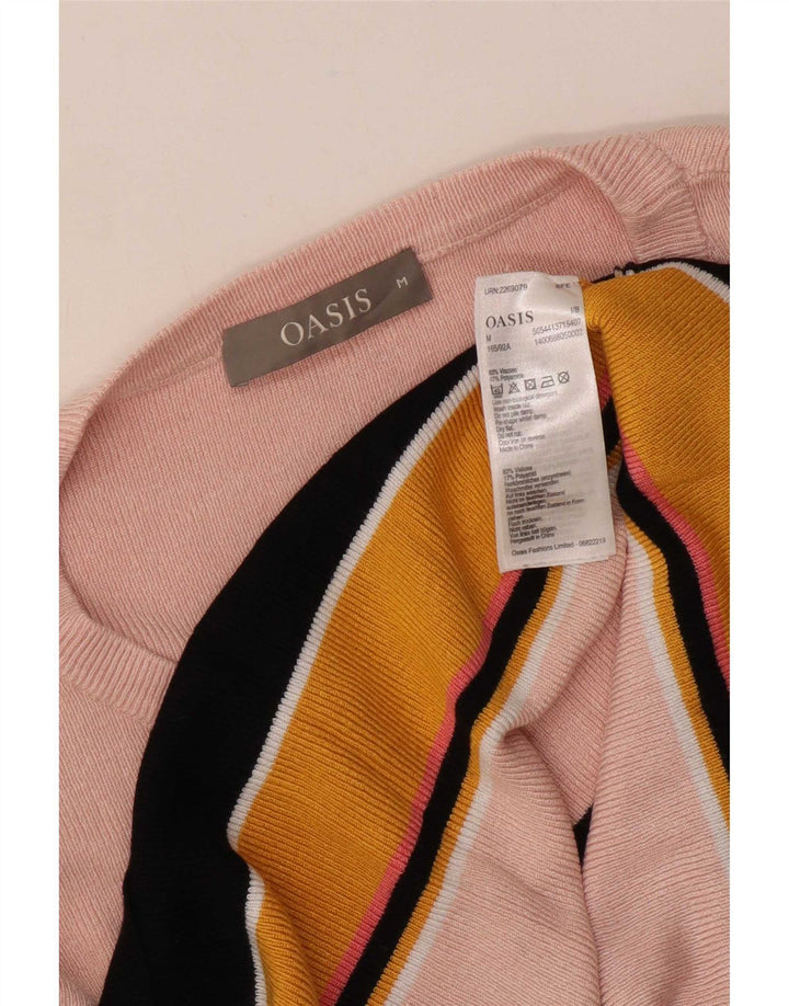 Γυναικείο πουλόβερ Oasis Boat Neck Jumper UK 12 Medium πολύχρωμο ριγέ