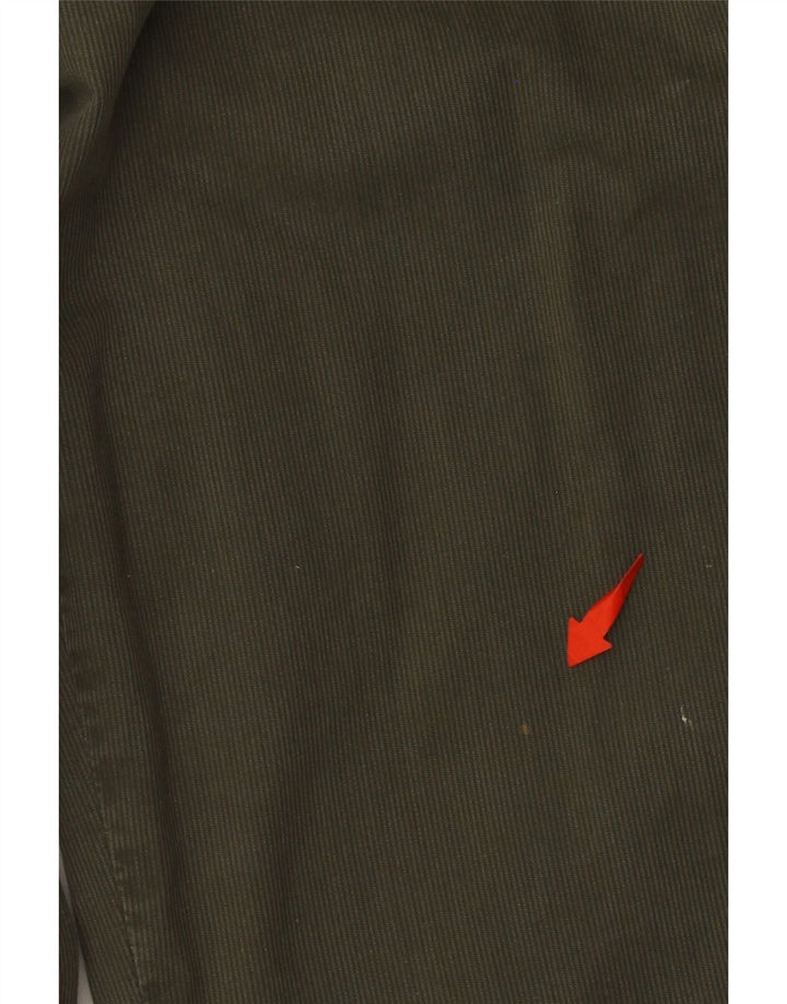 MURPHY & NYE Γυναικείο ίσιο κοτλέ παντελόνι W28 L23 Χακί βαμβακερό