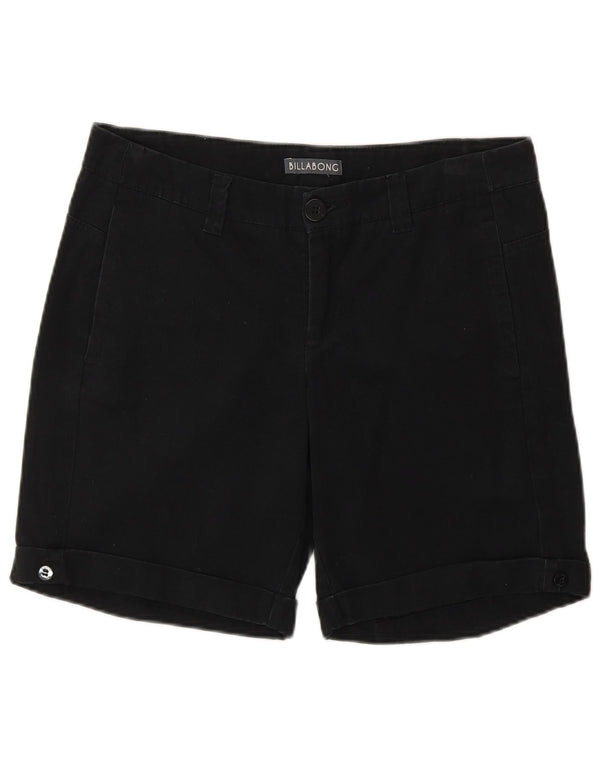Billabong Γυναικείο σορτς Chino UK 10 Small W30 μαύρο βαμβακερό