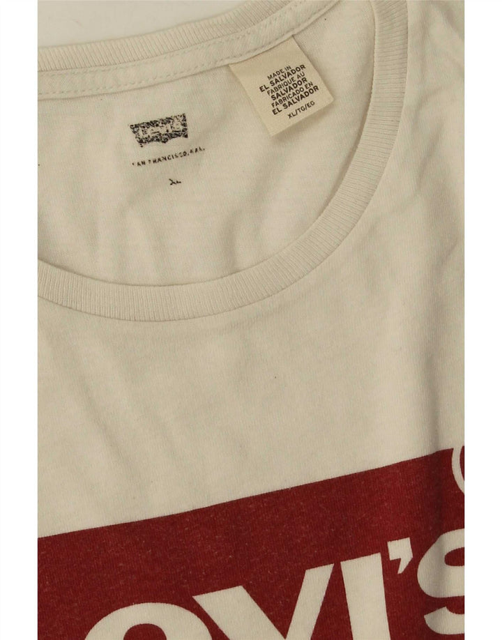 Ανδρικό γραφικό T-Shirt Levi's Top XL Λευκό