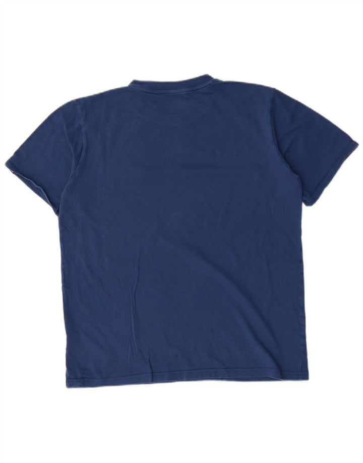 Ανδρικό T-Shirt Berghaus Top μεγάλο μπλε βαμβακερό
