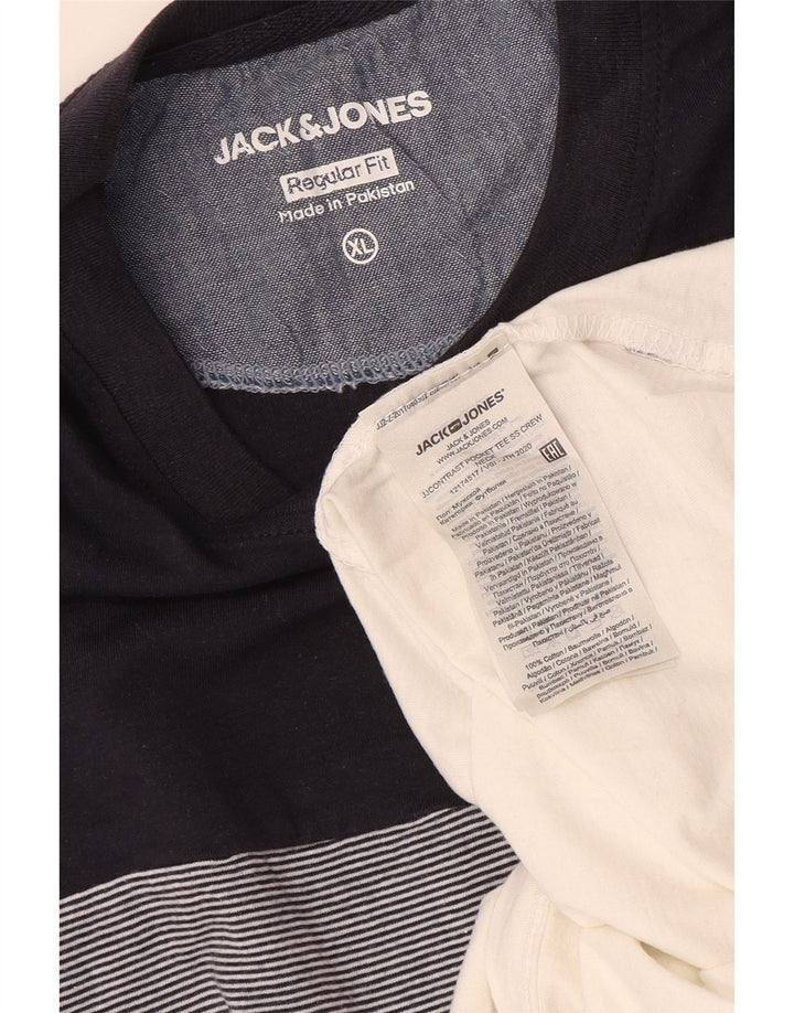 Jack & Jones Ανδρικό T-Shirt με κανονική εφαρμογή Top XL πολύχρωμο μπλοκ χρώματος
