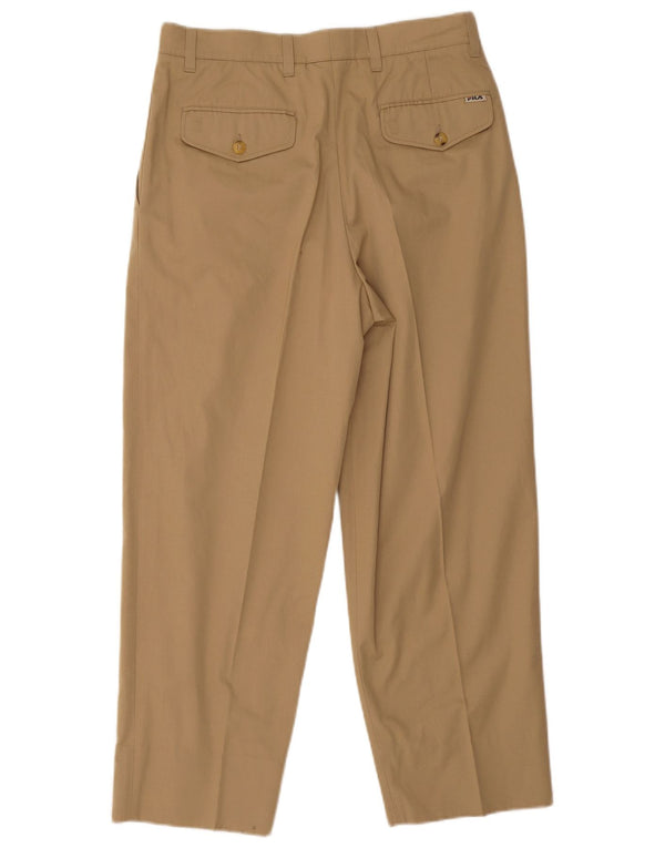 Fila Ανδρικό παντελόνι Chino Crop Crop IT 48 Medium W30 L26 Beige Cotton