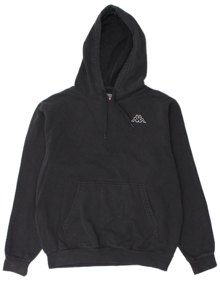 KAPPA Ανδρικό Hoodie Jumper Μεσαίο μαύρο βαμβακερό