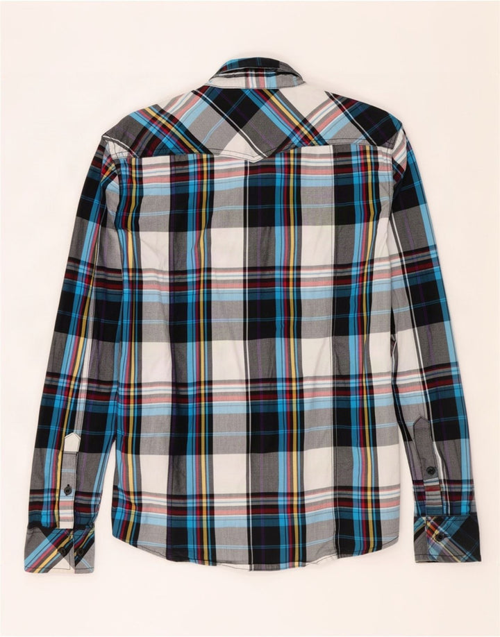 Ανδρικό στρατιωτικό πουκάμισο Jack & Jones, μεσαίο πολύχρωμο καρό βαμβακερό