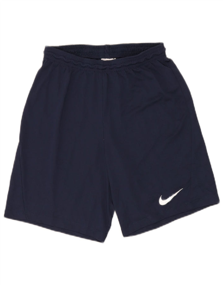 Ανδρικό αθλητικό σορτς Nike κανονικό μεσαίο μπλε ναυτικό πολυεστέρα