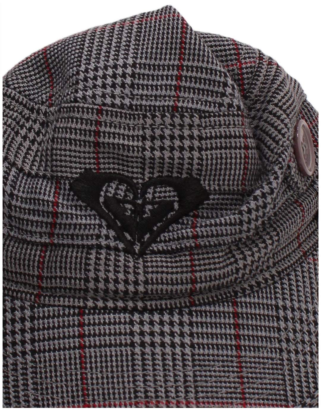 Roxy Womens Newsboy Cap One Size Grey Houndstooth