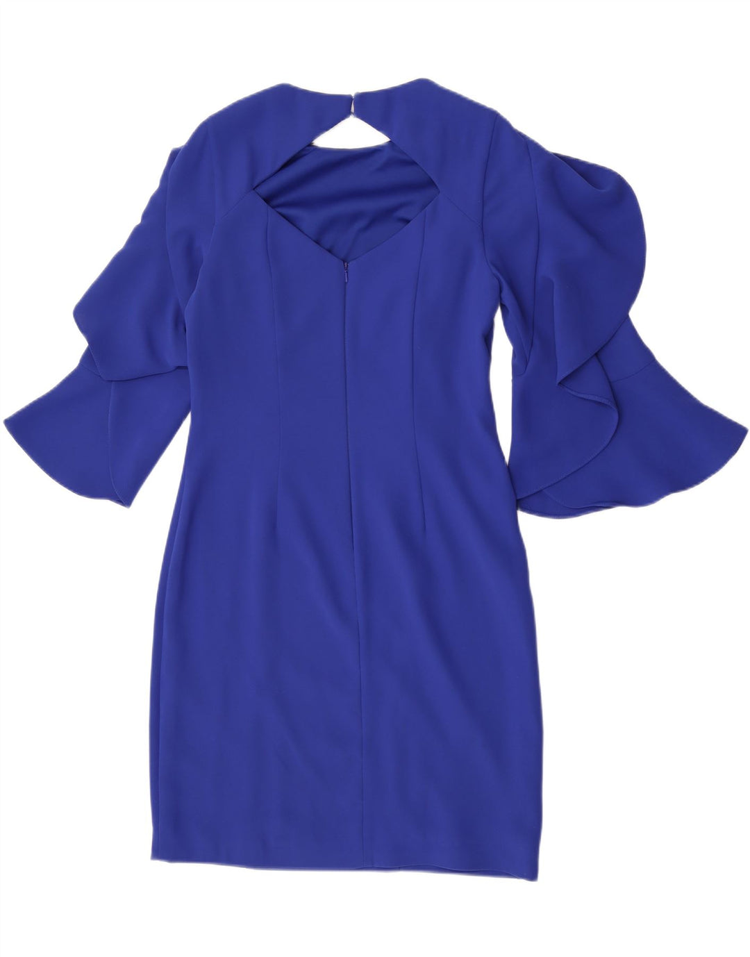 Γυναικείο φόρεμα Coast 3/4 με μανίκια UK 12 Medium Blue Polyester