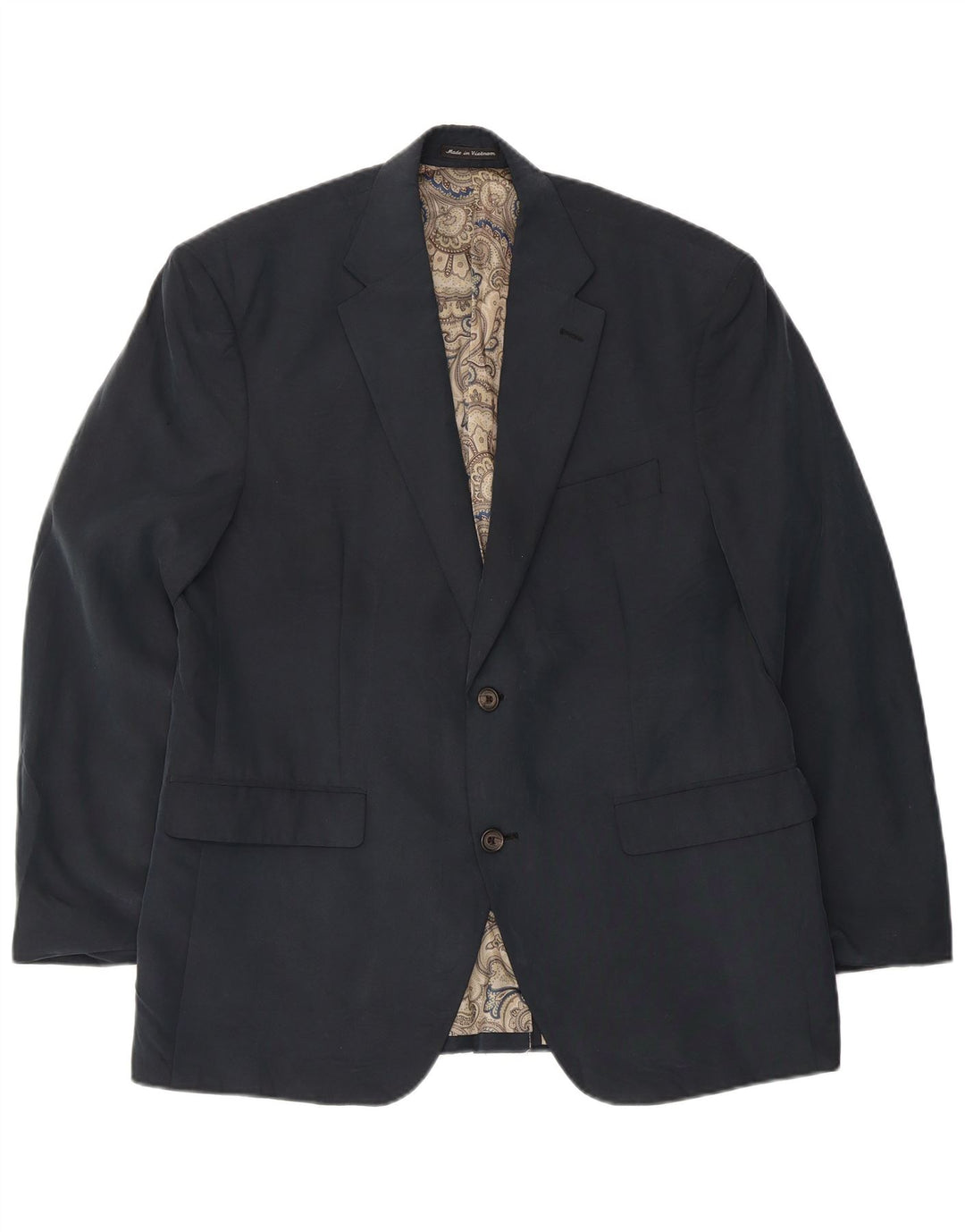 Ralph Lauren Ανδρικό μπλέιζερ με 2 κουμπιά μπουφάν UK 40 Medium Navy Blue Modal