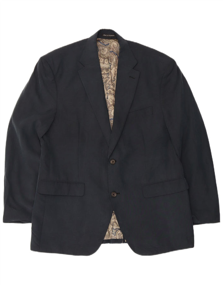 Ralph Lauren Ανδρικό μπλέιζερ με 2 κουμπιά μπουφάν UK 40 Medium Navy Blue Modal