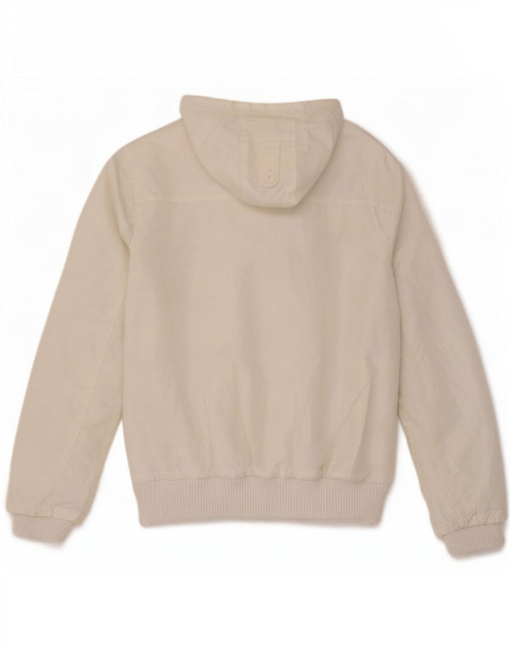 Jack & Jones Ανδρικό μπουφάν με κουκούλα Bomber UK 38 Medium White Polyester