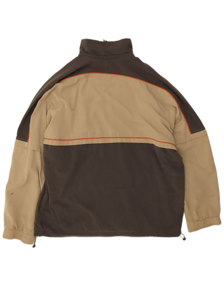 Ανδρική φόρμα Lotto Top Jacket 2XL Beige Colourblock Polyester