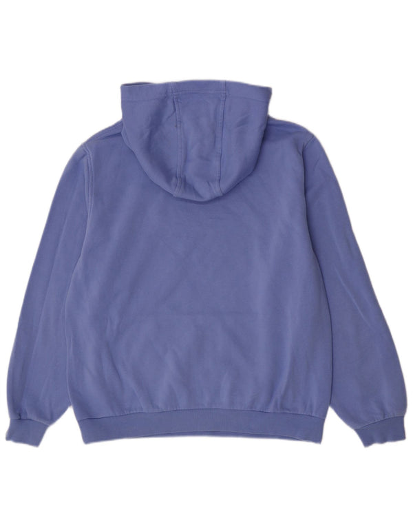 Nike Girls Regular Fit Hoodie Jumper 13-14 Years XL Blue Cotton