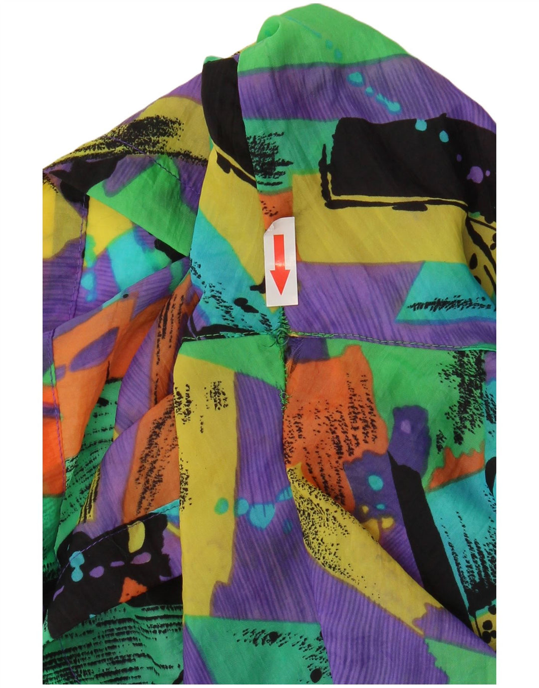 Vintage Ανδρικό Σορτς Μαγιό 2XL Πολύχρωμο Tie Dye Nylon