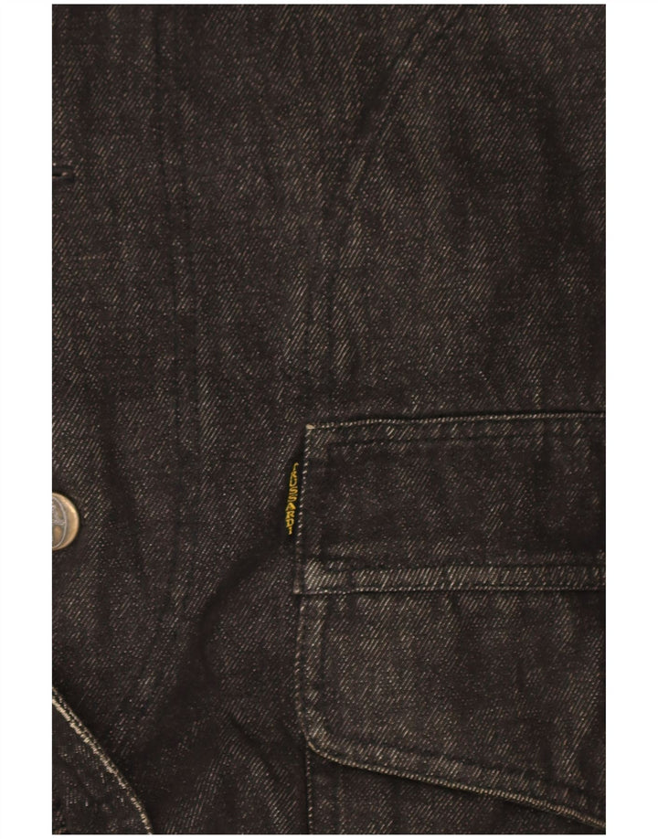 Trussardi Ανδρικό τζιν παλτό UK 40 Large Navy Blue Cotton