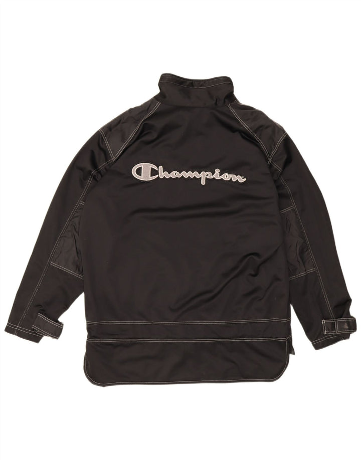 Ανδρική φόρμα Champion Graphic Top Jacket Μεσαίο Μαύρο Πολυεστέρα