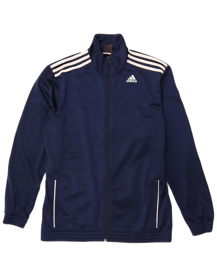 Ανδρική φόρμα ADIDAS Top Jacket UK 44/46 Large Navy Blue Polyester