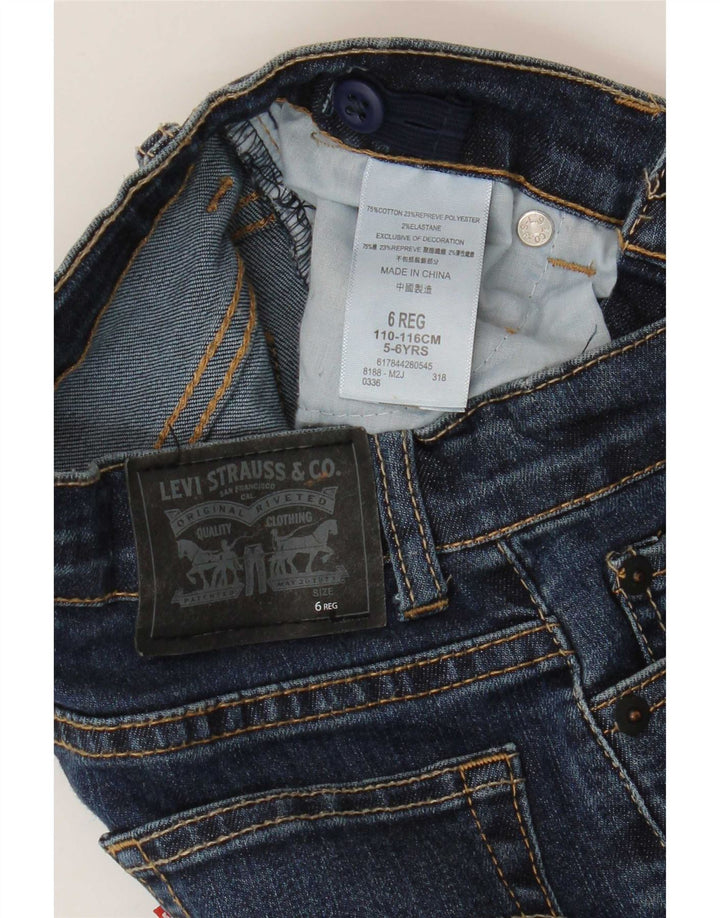 Levi's Boys 511 Slim Jeans 5-6 ετών W22 L20 Μπλε βαμβακερό