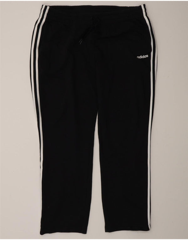 Adidas Γυναικεία φόρμα παντελόνι UK 24/26 2XL Μαύρο βαμβακερό