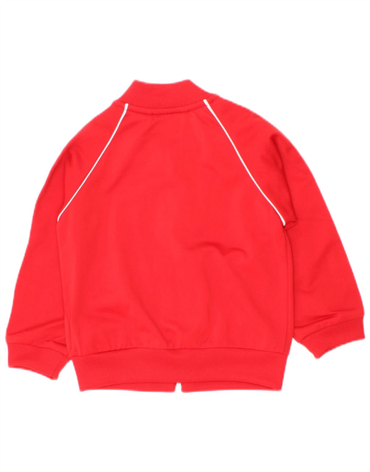 Μπουφάν Adidas Baby Boys αθλητική φόρμα 6-9 μηνών κόκκινο πολυεστέρα