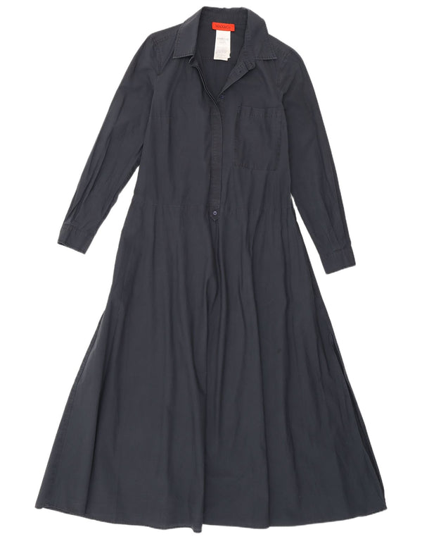 Max & Co. Γυναικείο Maxi μακρυμάνικο πουκάμισο UK 8 Small Navy Blue