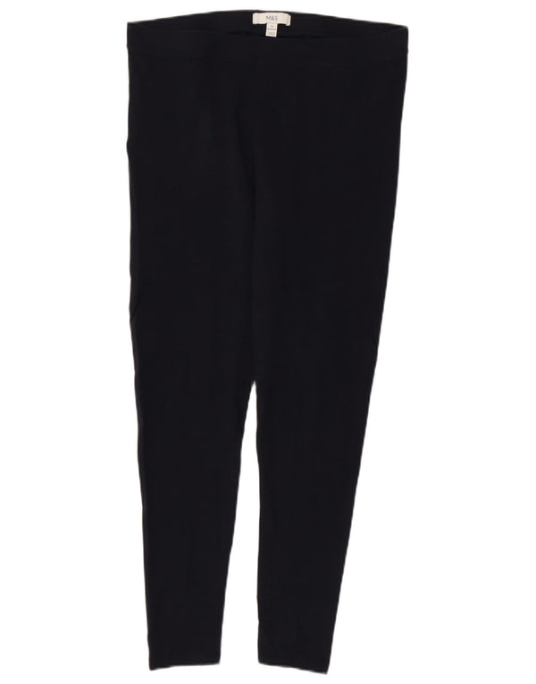 Marks & Spencer Γυναικεία Κολάν UK 14 Large Navy Blue από βαμβάκι