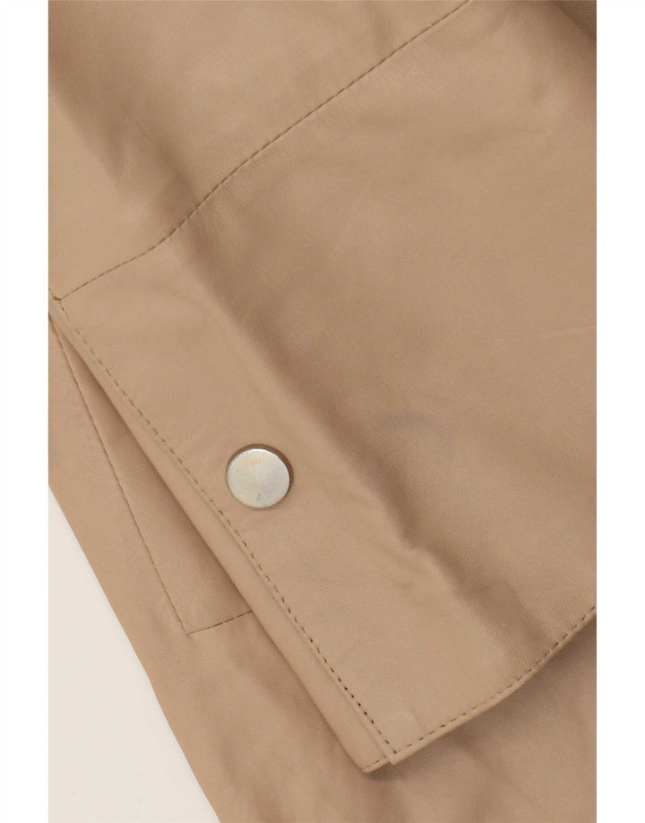 Immagini Γυναικείο Δερμάτινο Παλτό IT 44 Medium Beige