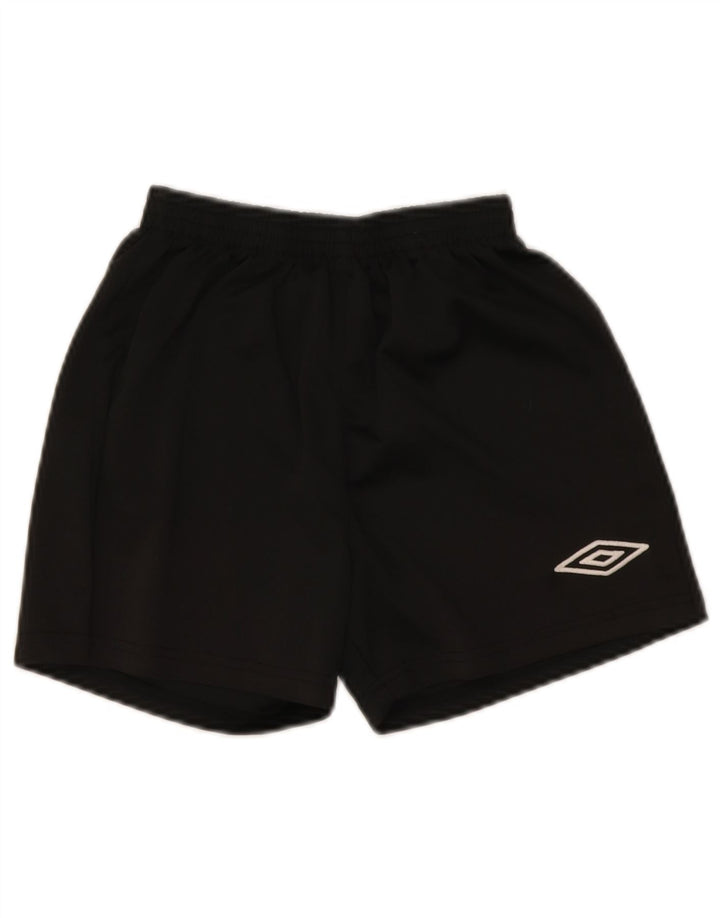 Αθλητικό σορτς Umbro Boys 11-12 ετών μεγάλο μαύρο