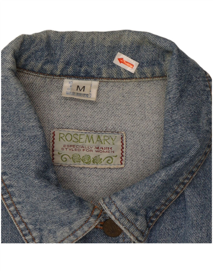 Γυναικείο τζιν μπουφάν ROSEMARY Crop UK 14 Medium Blue Cotton
