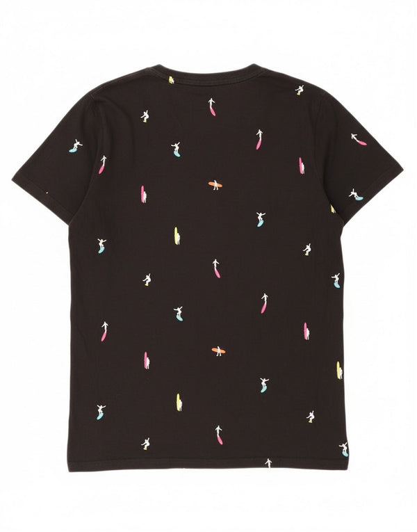 Superdry Γυναικείο T-Shirt Top UK 16 Large Black Cotton Beach