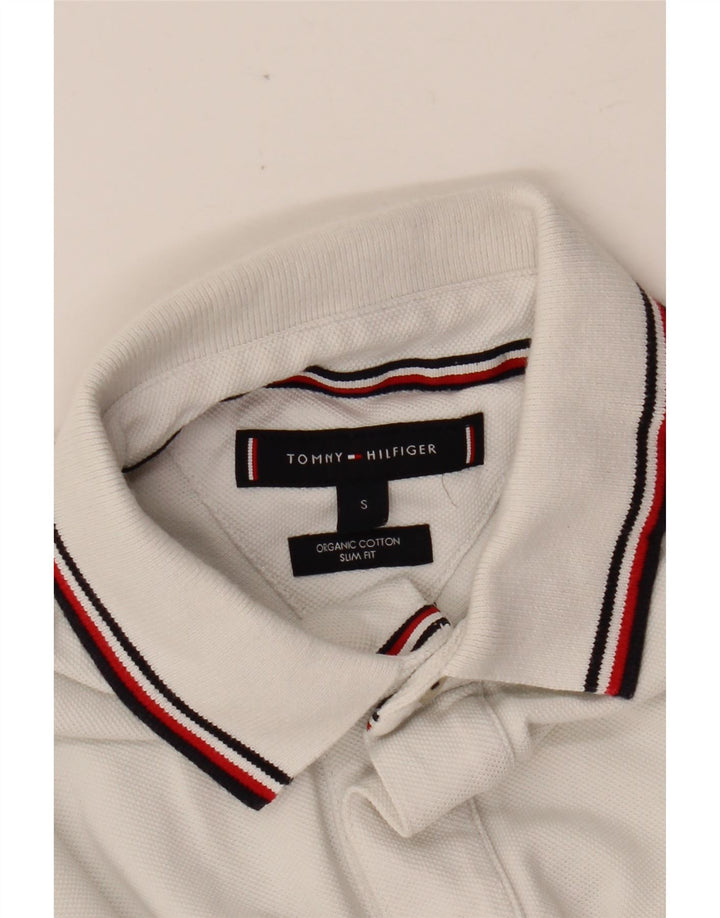 TOMMY HILFIGER Ανδρικό πουκάμισο Polo Slim Fit Small White